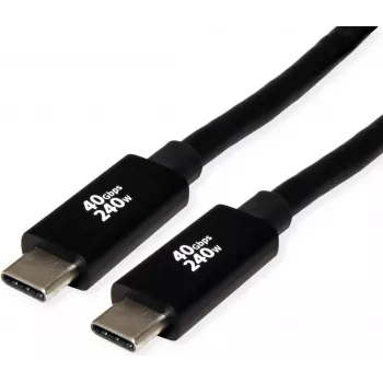 ROLINE USB4 Gen3x2 40Gbit/s laidas C-C ST/ST 240W 2m