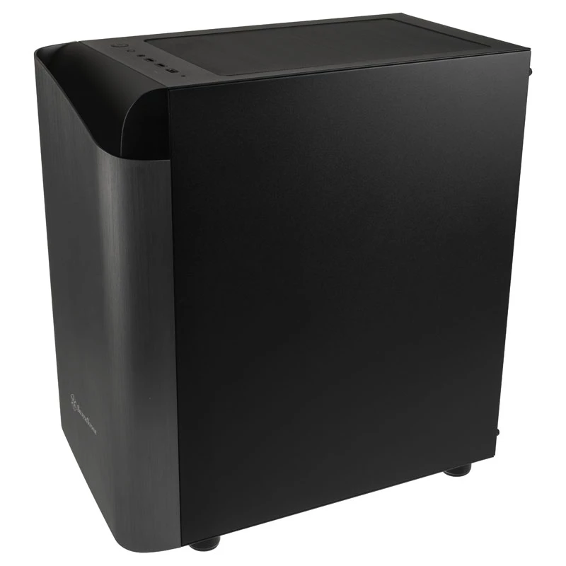 SilverStone Seta A1 Midi-Tower, grūdintas stiklas – juoda