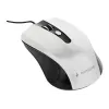 Laidinė ambidekstrinė optinė pelė GEMBIRD MUS-4B-01-BS, USB Type-A, 1200 DPI, 4 mygtukai, juoda/sidabrinė