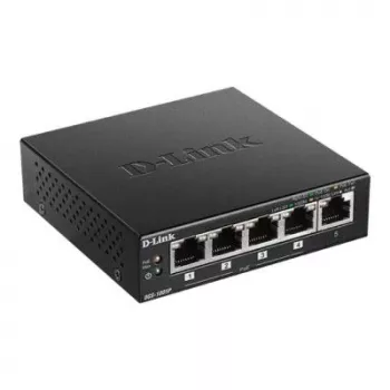 D-Link DGS-1005P/E tinklo jungiklis nevaldomas Gigabit Ethernet (10/100/1000) Power over Ethernet (PoE) juodas