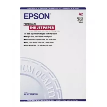Epson foto kokybės rašalinis popierius, A2, 102 g/m², 30 lapų