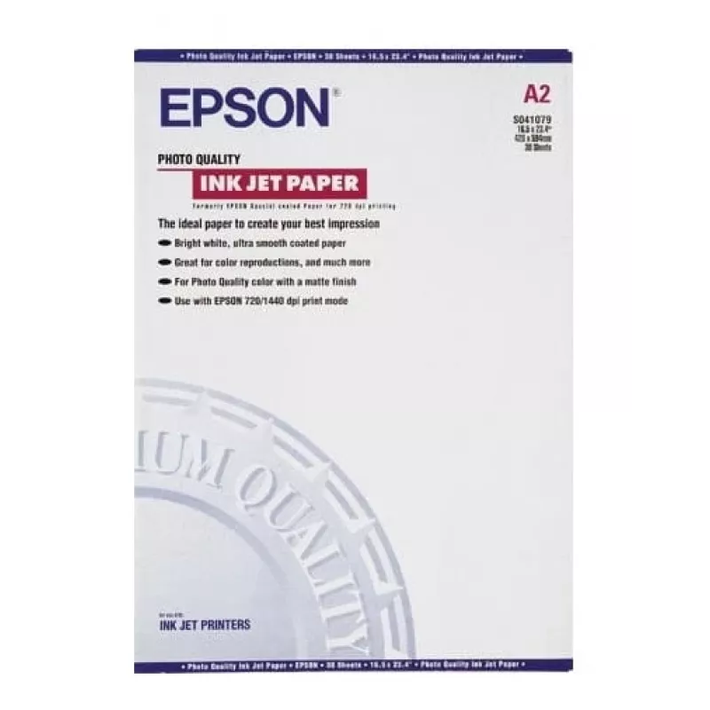 Epson foto kokybės rašalinis popierius, A2, 102 g/m², 30 lapų