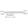 Hazet dvipusis atviras raktas, 8 mm ir 9 mm (450N-8X9)