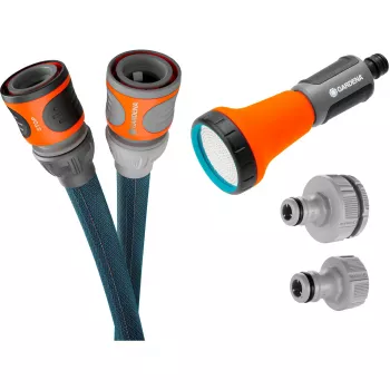 Sodo žarna Gardena Liano 15 m PVC juoda mėlyna pilka