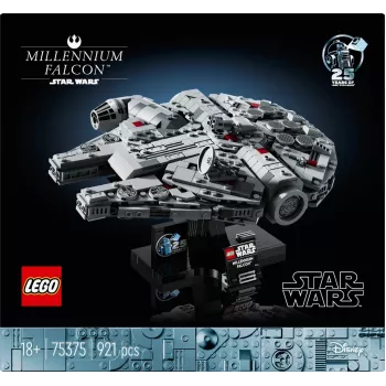 LEGO Star Wars Millennium Falcon 75375 modelio rinkinys – 1351 detalė, 18+, 190×240×130 mm