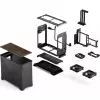 Fractal Design Era 2 Mini Tower kompiuterio korpusas, Anglies Pilka