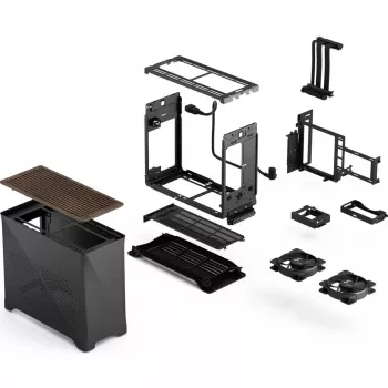 Fractal Design Era 2 Mini Tower kompiuterio korpusas, Anglies Pilka