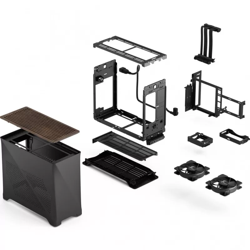 Fractal Design Era 2 Mini Tower kompiuterio korpusas, Anglies Pilka