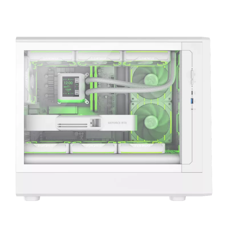 Gamemax CLAW 360 WH korpusas M-ATX baltas