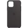 Apple Silikoninis dėklas iPhone 11 Pro - Juodas (MWYN2ZM/A)