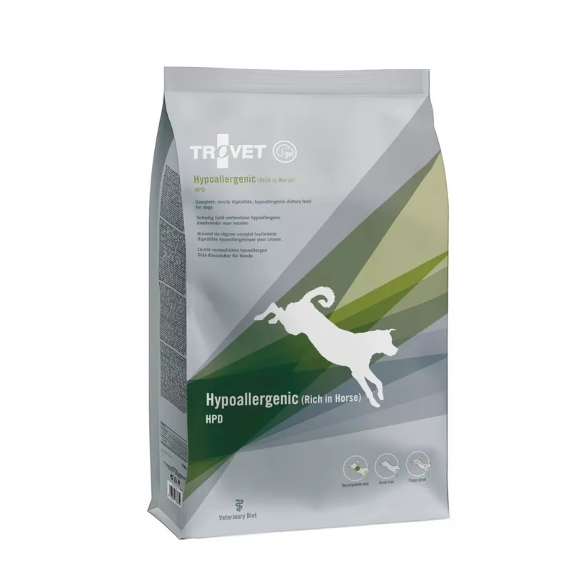 Sausas šunų ėdalas TROVET Hypoallergenic HPD su arkliena, 10 kg, baltymų 23,5%, riebalų 18,5%