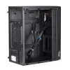 Akyga AK36BK Micro ATX kompiuterio korpusas, Micro ATX / Flex ATX / Mini ITX, USB 3.0 + USB 2.0, be maitinimo bloko, juodas