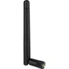 Delock 88339 Wi-Fi 802.11 b/g/n antena, RP-SMA, 2 dBi, visakryptė, su lenkiamu lanksčiu, juoda