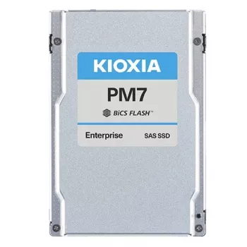 SSD diskas Kioxia PM7-R 1,92 TB 2,5 colio SAS BiCS FLASH TLC, 4200/3400 MB/s, aparatinis šifravimas