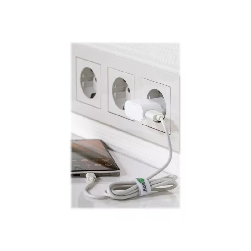 Goobay 44948 USB sieninis įkroviklis su vienu USB 2.0 A tipo lizdu