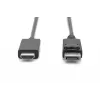 Adapterinis laidas DisplayPort 1.2 su fiksatoriumi 4K 60Hz UHD DP/HDMI A M/M juodas 2 m
