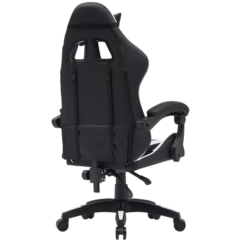 Žaidimų kėdė CANYON Core SGCH2 juoda/balta, ergonomiškas dizainas, reguliuojamas aukštis