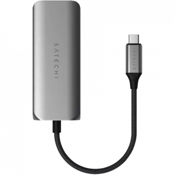 Satechi 4-in-1 USB-C 3.2 Gen2 dokų stotelė ST-H3C25EM Pilka