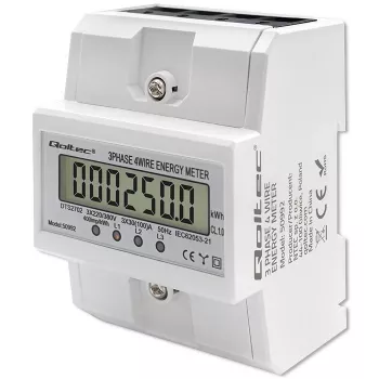 Trifazis elektroninis skaitiklis QOLTEC 50992 400V 100A