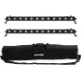 LED juostų rinkinys EUROLITE 2x LED BAR-12 QCL RGBA su minkštu krepšiu – 2 vnt., QCL RGBA šviesos diodai