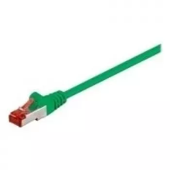 Wentronic Goobay CAT 6 jungiamasis laidas, S/FTP (PiMF), žalias, 10 m - LSZH halogenų neturintis, varinis (68294)