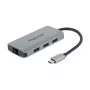 DeLOCK 63252 USB-C dokas su Gigabit Ethernet ir PD įkrovimu