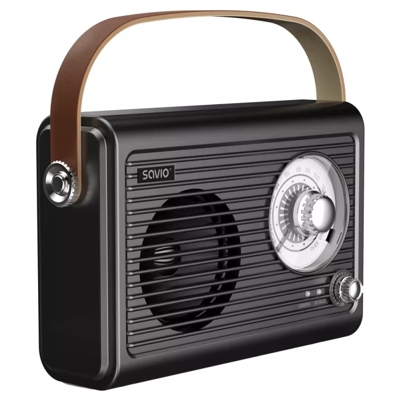 Nešiojamas radijo imtuvas Savio RS-01 Analog Black