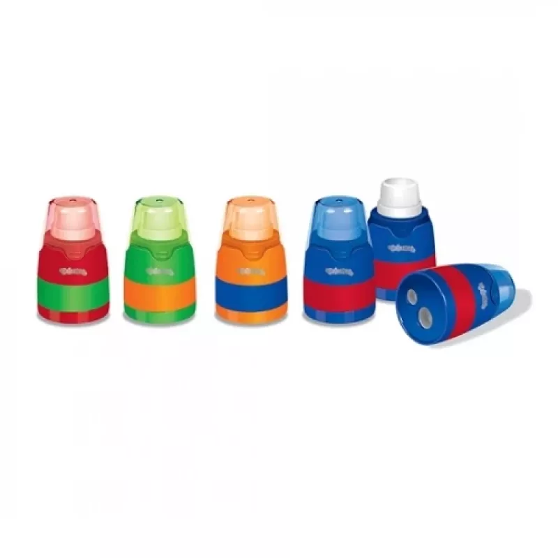 Pieštukų galąstuvas colorino 65269PTR 2in1 su trintuku