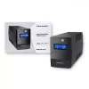Qoltec Monolith nepertraukiamo maitinimo šaltinis (UPS) Dvigubo keitimo (Online) 1 kVA 600 W 2 AC lizdai