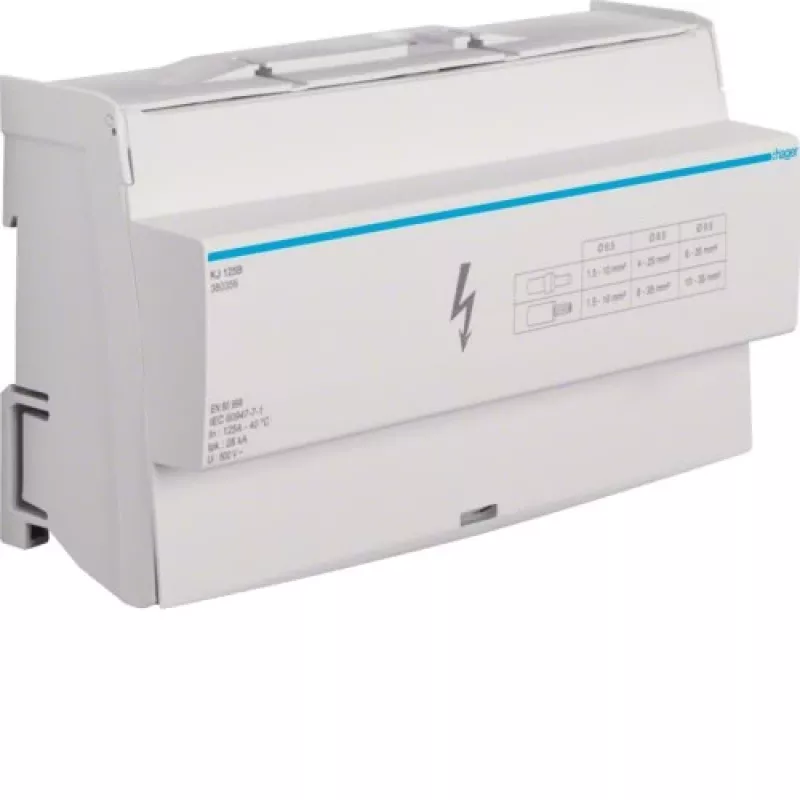 Elektros skirstomojo skydo aksesuaras Hager KJ125B – 170 mm plotis, 44 mm gylis, 96 mm aukštis