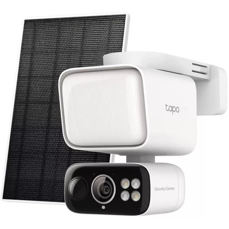 TP-Link TAPO C615F KIT apsaugos kamerų rinkinys, LED prožektorius su saulės baterija, 2304 x 1296 pikseliai, lauko, PTZ