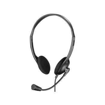 Advanced Accessories USB ausinės su mikrofonu – juodos