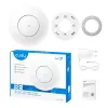 Belaidis prieigos taškas Cudy AP11000 — triju dažnių juostų Wi‑Fi 6 (2,4/5/6 GHz), 5760 Mbps, MU‑MIMO, montavimui ant lubų/sienos