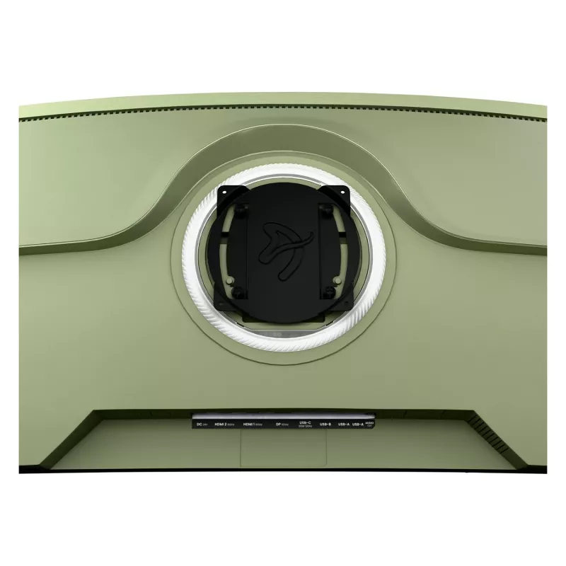Išlenktas kompiuterio monitorius Arozzi Nova 49 colių (124,5 cm) Dual QHD 5120×1440 LED VA, 4 ms, žalias