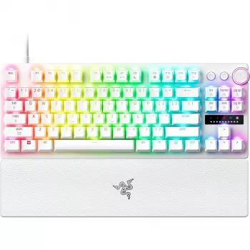 Razer Huntsman V3 Pro Tenkeyless 8KHz | Žaidimų klaviatūra | Laidinė | US | Balta | Razer Analog Optical Switch Gen-2