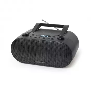 Muse M-35 BT | Nešiojamas radijas su Bluetooth, USB prievadu ir AUX įėjimu | Juoda spalva