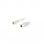 Wentronic Goobay SAT/antena jungiamasis laidas, baltas, 1,5 m – F kištukas IEC/koaksialinė lizdas (11829)