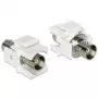 Keystone modulis DeLOCK 86301 su dviem BNC jungtimis
