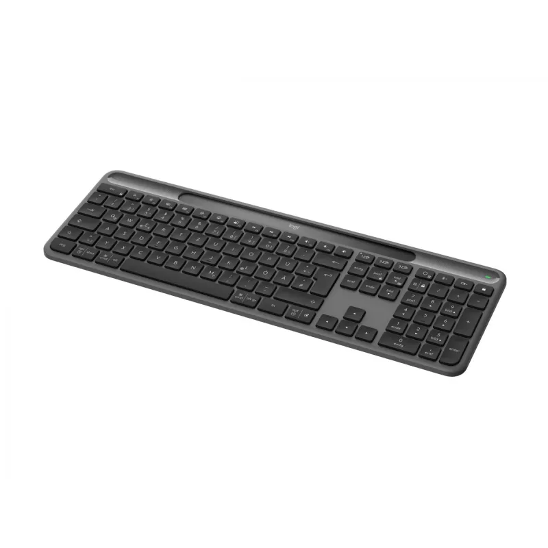 Logitech Signature Slim Solar+ K980 belaidė klaviatūra, vokiška QWERTZ, grafito spalvos