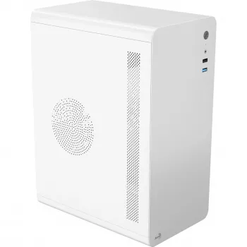 PC korpusas Aerocool CS110 Mini Tower Baltas