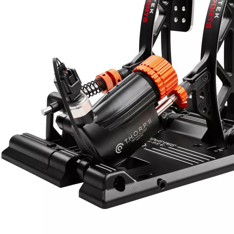 Asetek SimSports Invicta THORP II pedalų rinkinys - juodas