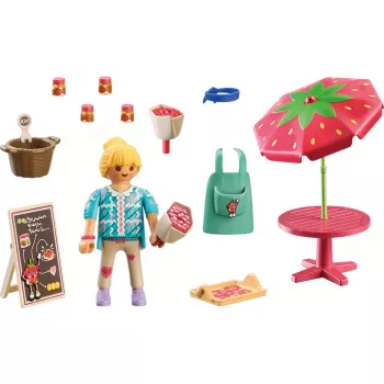 Playmobil Country Naminės braškių uogienės prekystalis