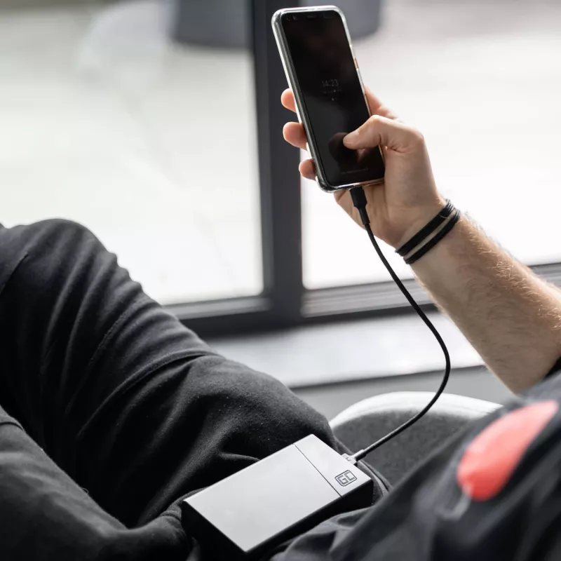 Green Cell GC Ray KABGCSET01 USB-A į USB-C kabelių komplektas, 3 vnt. (30 cm, 120 cm, 200 cm), žalia LED šviesa, QC 3.0 greitasis įkrovimas, juodas