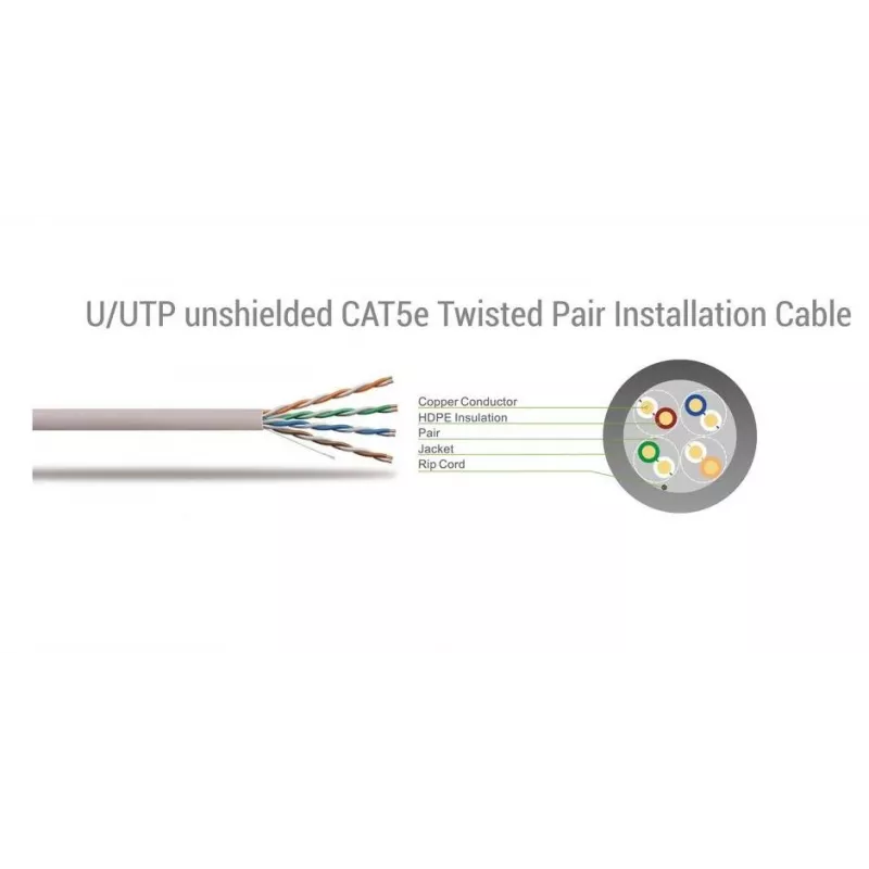 SBOX UTP-30 tinklo kabelis UTP CAT5e RJ45 30 m juodas