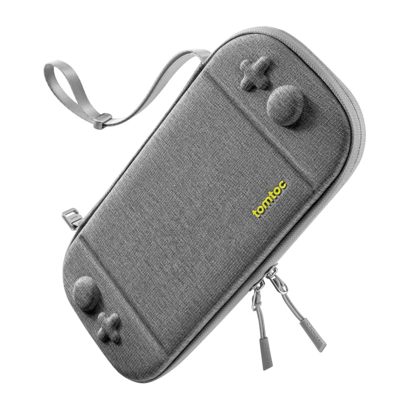 Apsauginis dėklas Tomtoc FancyCase-G05, pilkas, skirtas Nintendo Switch 2