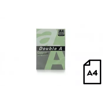 Spalvotas popierius Double A, 80g, A4, 500 lapų, Smaragdinis