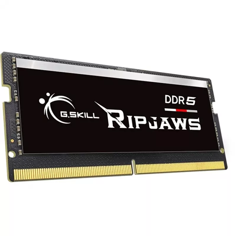 SO-DIMM 32 GB DDR5-4800 (2x 16 GB) Dual-Kit, Arbeitsspeicher schwarz, F5-4800S4039A16GX2-RS, Ripjaws