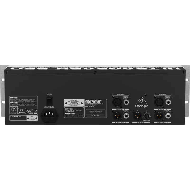 Behringer FBQ6200 audio ekvalaizeris