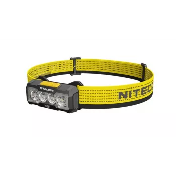 Nitecore NU27 žibintuvėlis juodas, geltonas galvos dirželis LED