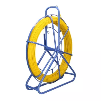 Extralink kabelių traukimo strypas 3,8 mm 75 m | Stiklo pluošto FRP, skersmuo 3,8 mm, ilgis 75 m, geltonas